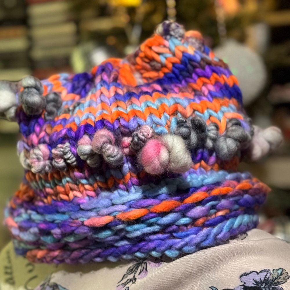 Vibrant Multicolor Knitted Hat